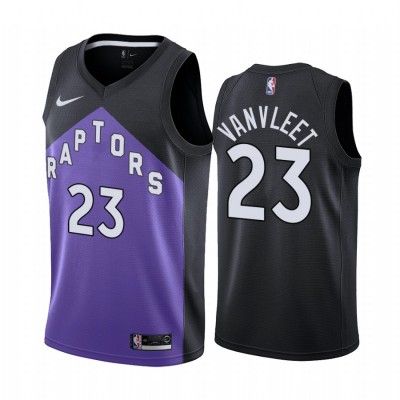 Toronto Raptors #23 Fred VanVleet Purple Youth NBA Swingman 2020-21 Earned Edition Jersey